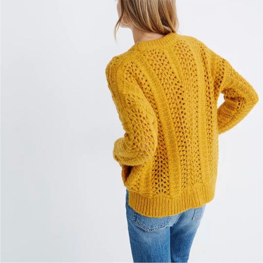 Madewell Windemere Pointelle Pullover Sweater - Picture 2 of 7